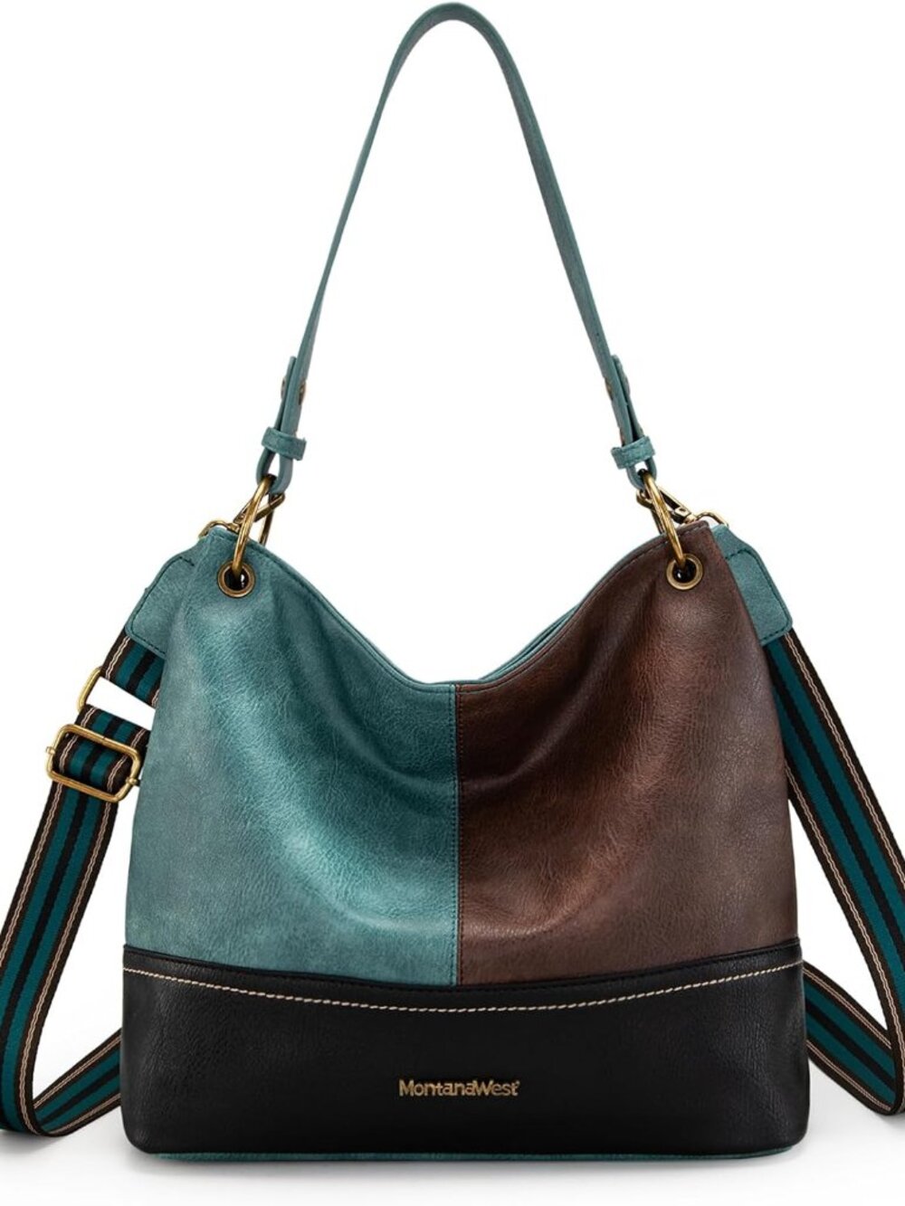 Hobo Bag for Ladies Shoulder Handbags with Back Pocket | Purses